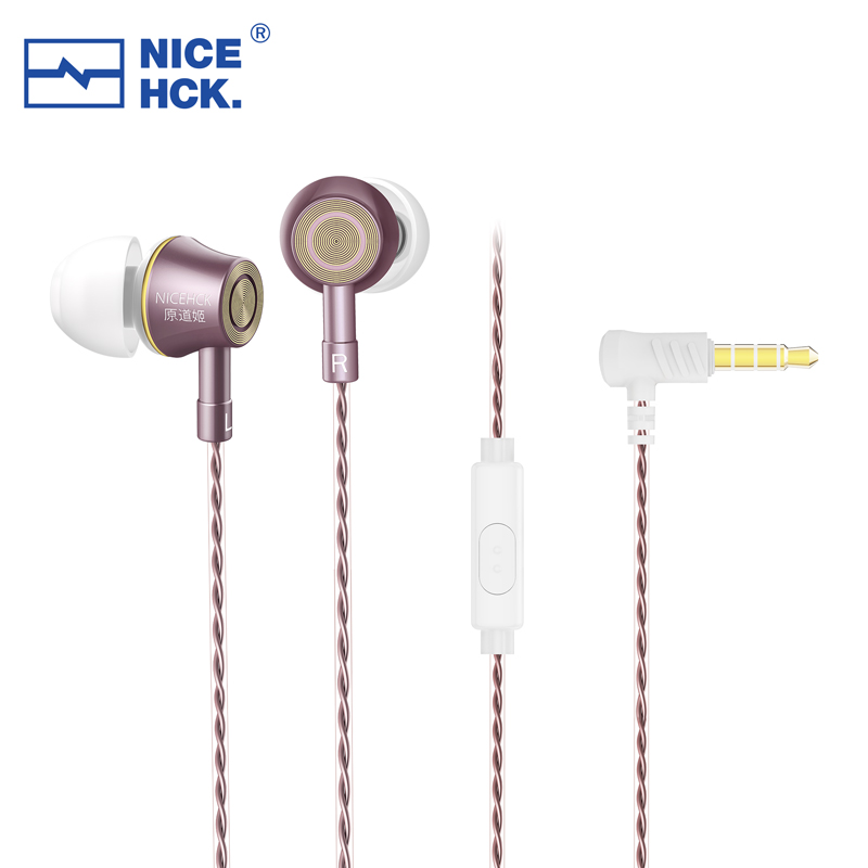 NICEHCK YD520 IEM In-Ear-Kopfhörer, Aluminiumlegierung, Metall, HiFi-Mikrofon, Ohrhörer, 10 mm PET, dynamisches Headset, Bass, ausgewogene Gesangsmusik: Black
