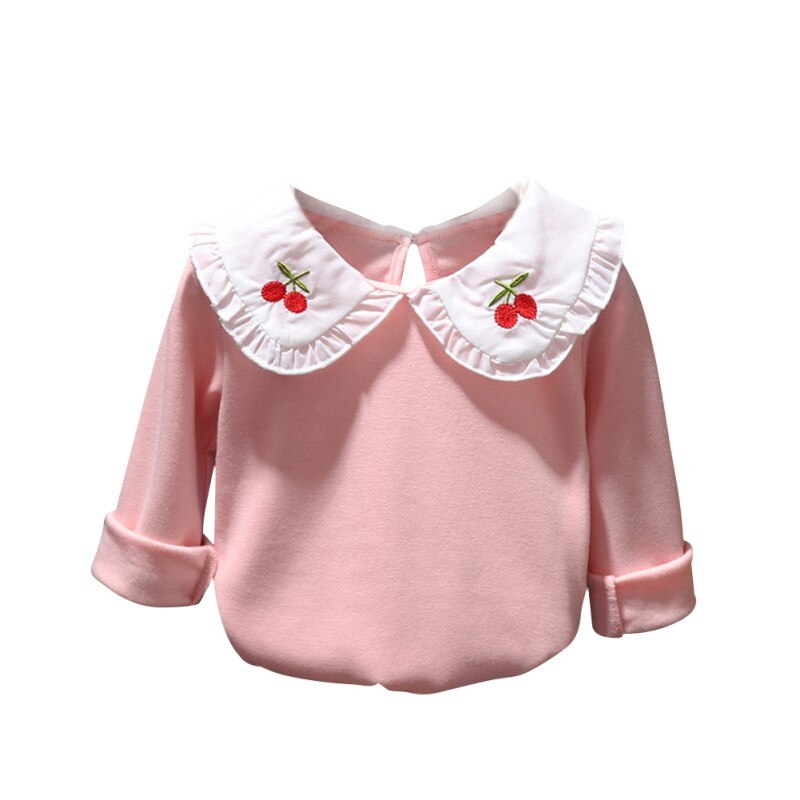 Teen Girls Blouses Auyumn School Girl White Shirt Cotton Girls Clothes Children Long Sleeve Blouse For Kids: P / 140