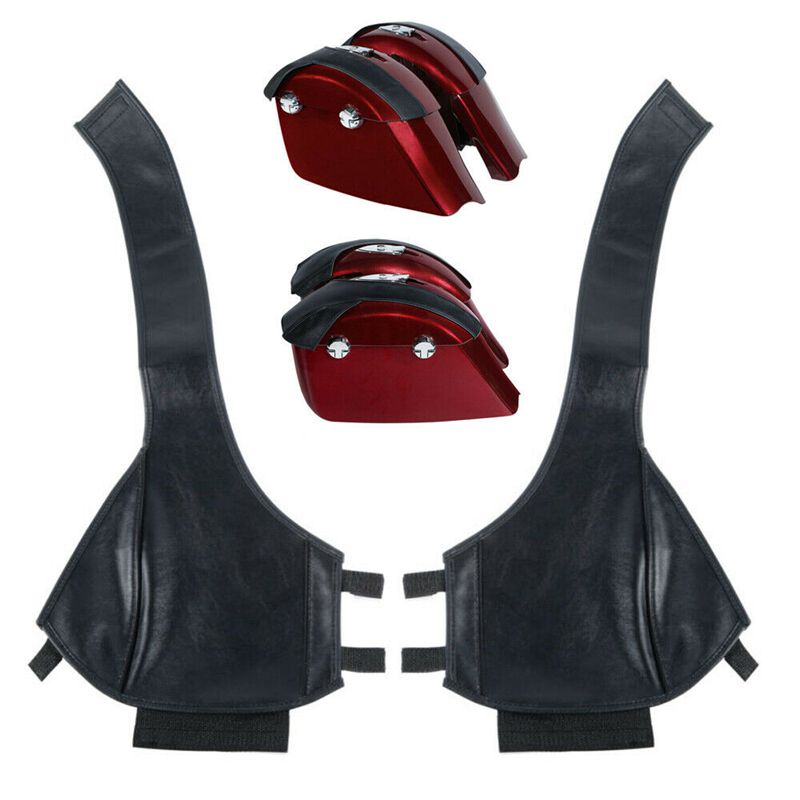 Bras de couvercle de sacoche de moto noir pour cheval noir de chef indien 17-18 Roadmaster 15-18