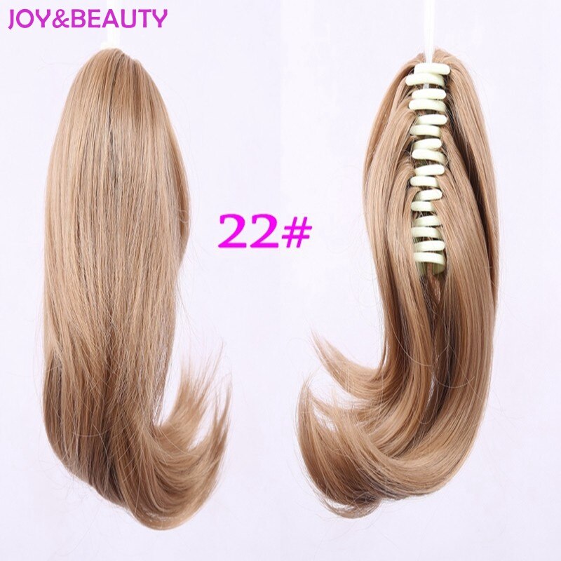 Joy&beauty synteettiset hiukset klipsillä poninhäntä kynsi hiukset poninhäntä hiustenpidennykset hiuslisäke 12 tuumaa pitkä 5 väriä