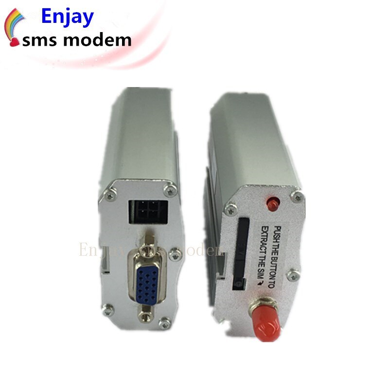 Universal quad band 15 pin gsm modem industrielt trådløst  rs232 serielt gsm gprs modem med sim slot