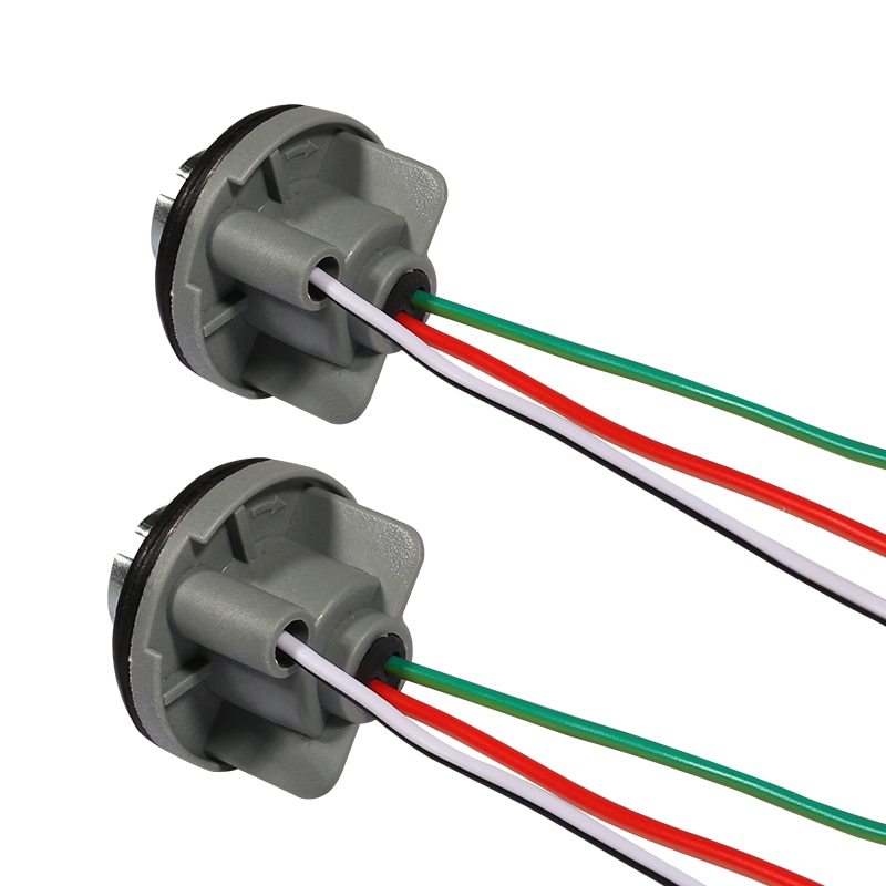Gfoloza 1157 BAY15D P21/5W Lampen Socket Houder 1156 BA15S P21W Base Connector Voor Auto Omkeren/Rem verlichting 2 Stuks