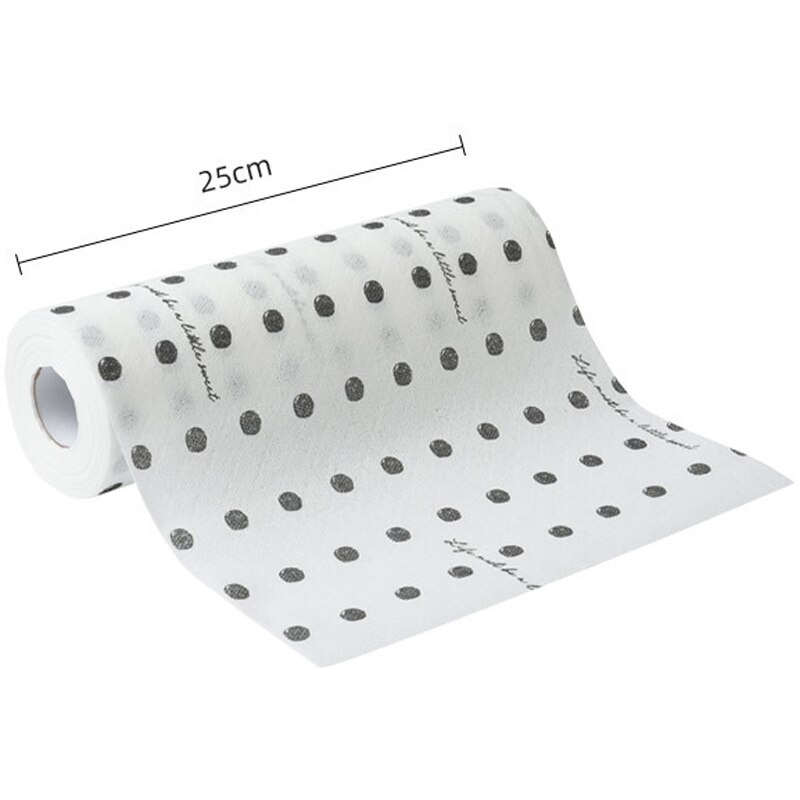 50 Uds./rollo de servilletas desechables de textil no tejido para paño de cocina, servilletas de papel para mesa