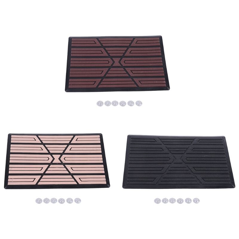 Car Floor Carpet Pad Heel Foot Mat Pedal Patch Cover 23x15cm Car Mat Anti-skid Q9QD