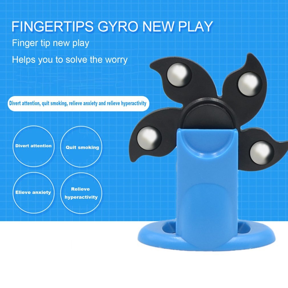 OCDAY Desktop Finger Top Fidget Spinner Holder Support Tabletop Small Ferris Wheel Display Stand Hand Spinner Desktop Holder ABS