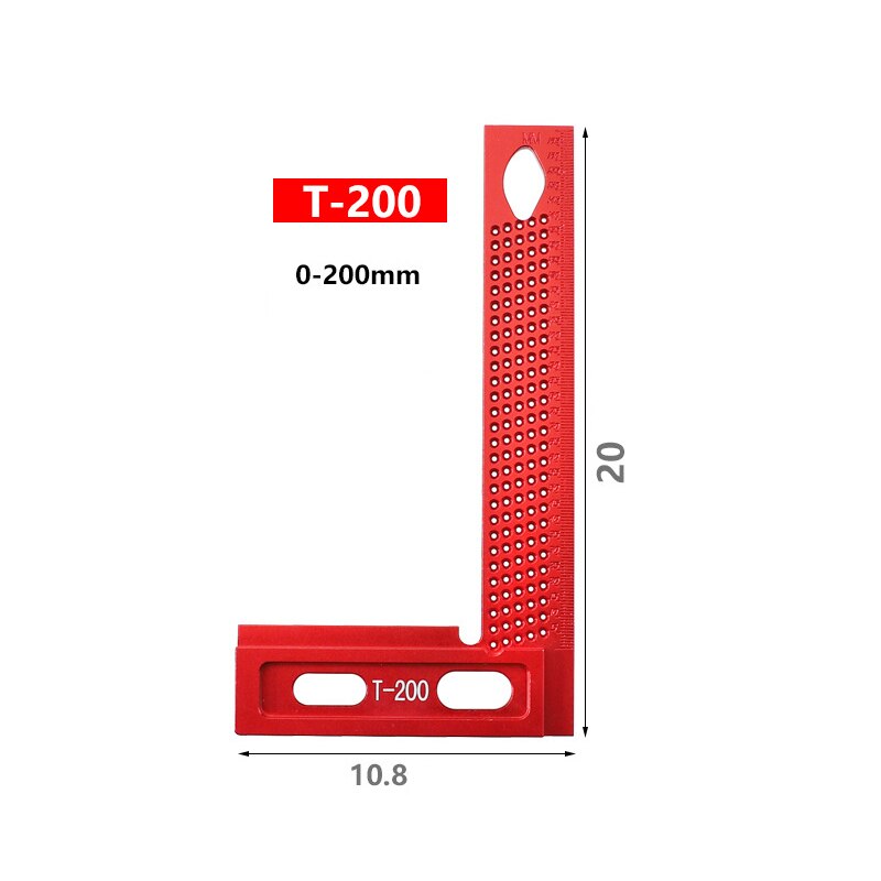 160mm Ruler Woodworking Scribe 160-260mm T-type Line Ruler Scr... – Vicedeal