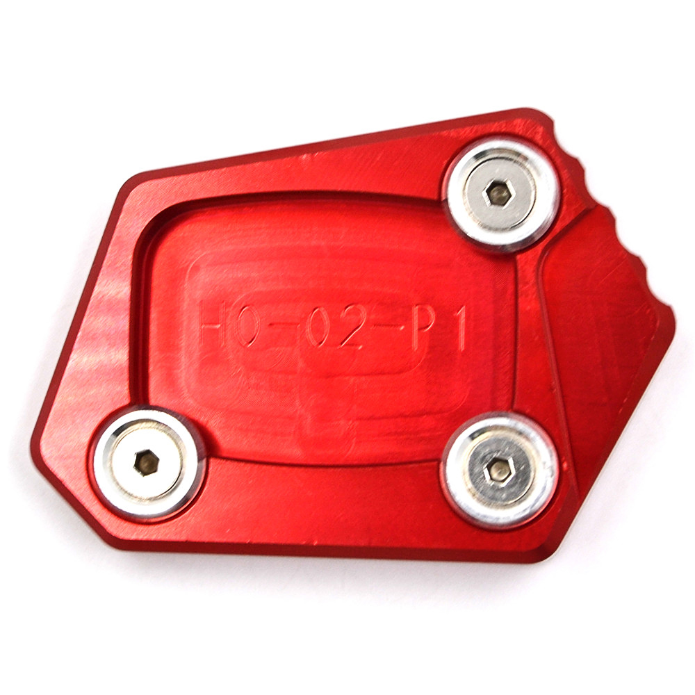 CNC Kickstand Side Stand Extension Foot Pad Plate Enlarger For Honda CBR500R CB500F/X CBR250R CBR300R NM-4 CB400: Dark Grey