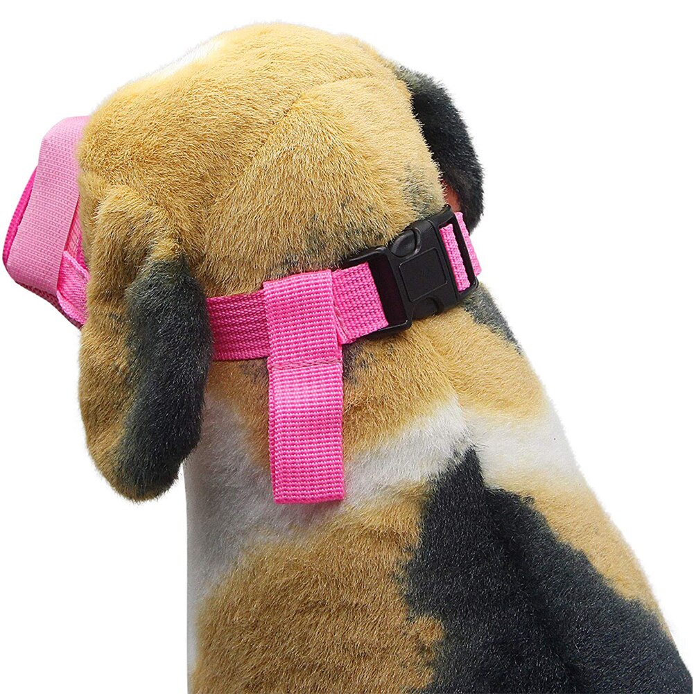 Verstelbare masker voor honden met blafbeet, gaasmond, snuit, verzorging, anti-kauwmasker voor kleine en grote honden