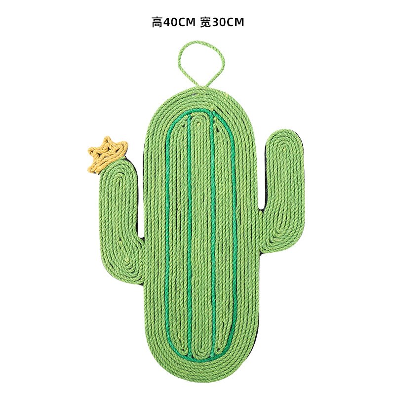 Mata robić drapania kota naturalny sizal filc trwały drapak dla kota kaktus w kształcie sizalu mata robić drapania dla kotów meble ochronne