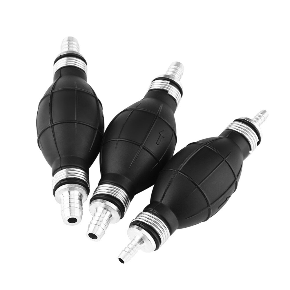 6mm alukkeen polttoainepumppu kumi- ja alumiinipolttoainepumppulinja käsipohjainen polttimo kaasu bensiini polttoaine käsipumppu autovene meren perämoottori