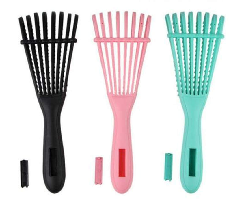 The EZ Detangler Hair Brush Comb Anti-Static Scalp Comb Hair Brush Styling Tools