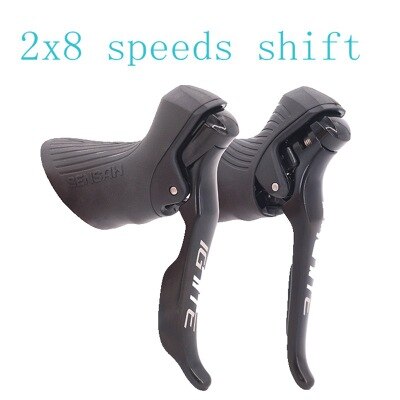 SENSAH Kohlefaser Road Bike Shifters 2X9 Speed - Kompatibel Mit Shimano Sora R3000