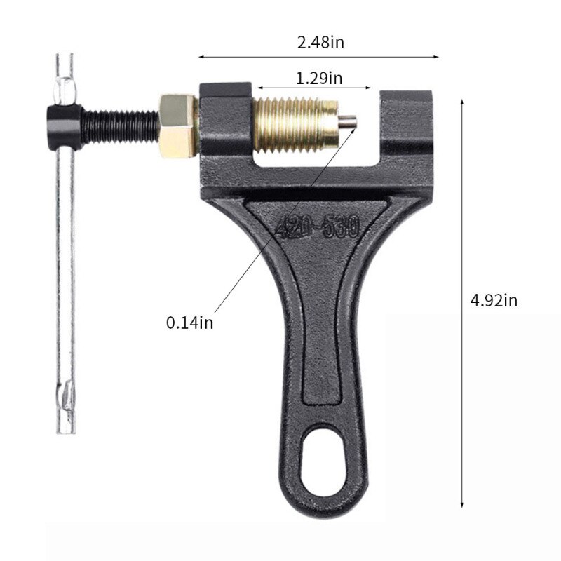 Motorcycle Chain Cutter 420-530 Motorcycle Chain Breaker Link Removal Splitter Repair Tool Universal Chain Remover
