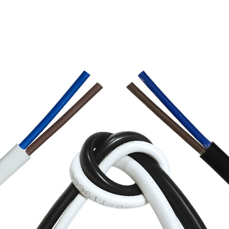 2-core 18AWG flat parallel cable 17/15/13/11AWG pure copper core PVC sheath power cord lighting monitor line