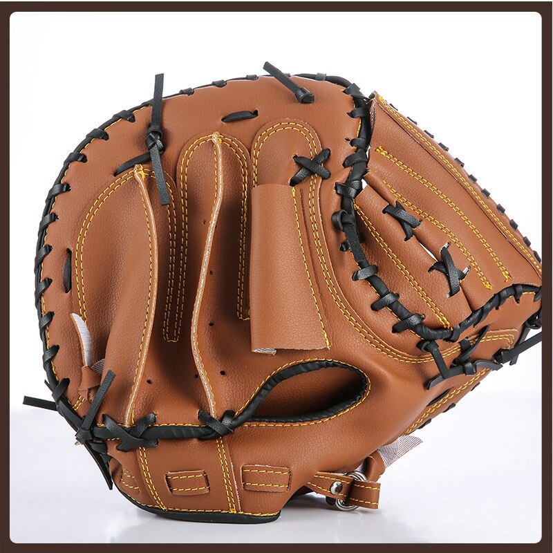 Männer Ausbildung Baseball Handschuh Leder Verknüpfungen Hand Zubehör freundlicher weicher Ball Handschuhe Schlagen freundlicher Guante Beisbol Baseball Praxis