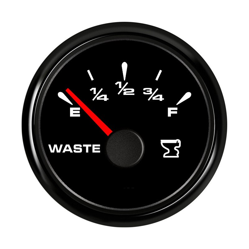 600/500/250mm Water Sender Unit Water Level Sewage Gauge Sensor Boat Car RV Holding Tank Level Gauge 0-190ohm 240-33ohm 12V/24V: Black