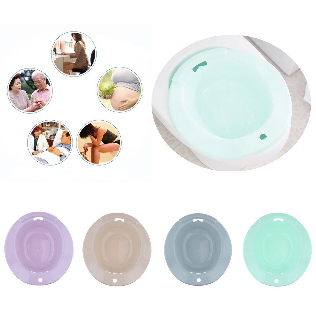 dauerhaft Kunststoff Hämorrhoiden Patienten Ältere Männer Wc Sitzbad Badewanne Hüfte Becken Bidet
