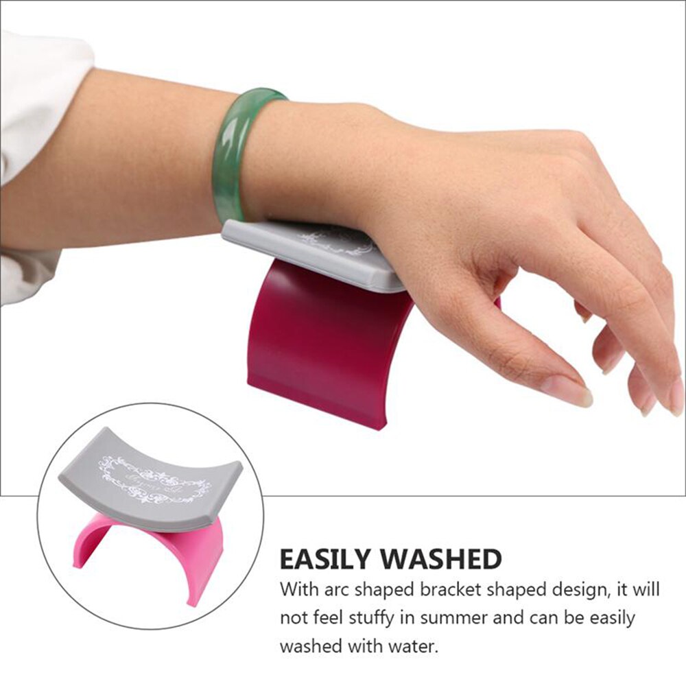 Hand Rests Cushion Nail Hand Pillow Silicone Hand Pillow Manicure Wrist Pillow U-shaped Hand Pillow For Outdoor Store Home Nail
