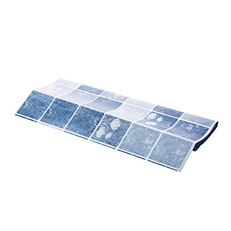 Mosaico 4 colores papel de aluminio autoadhesivo Anti aceite papel tapiz para cocina resistente a altas temperaturas 60x100cm decoración adhesiva