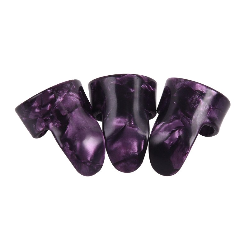1/3 Uds. Púas de guitarra para dedo pulgar, mediador de celuloide, púas para guitarra, bajo, guitarra acústica, accesorios para guitarra eléctrica: Gris oscuro
