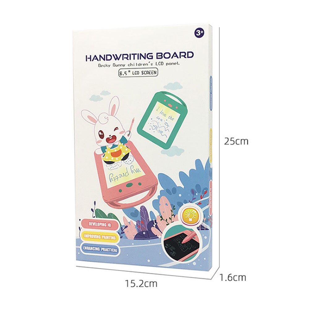 Lcd-schrijftablet 8.5 inch doodle elektronisch digitaal elektronisch grafisch tekenblok notitieblok bord handschrift prikbord