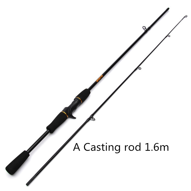 1.6M 1.8M 2.1M Spinning Rod M Power Casting Fishing Rod Carbon Lure Wt 1/8-3/4oz Spinning Fishing Rod Lure Rod: Green