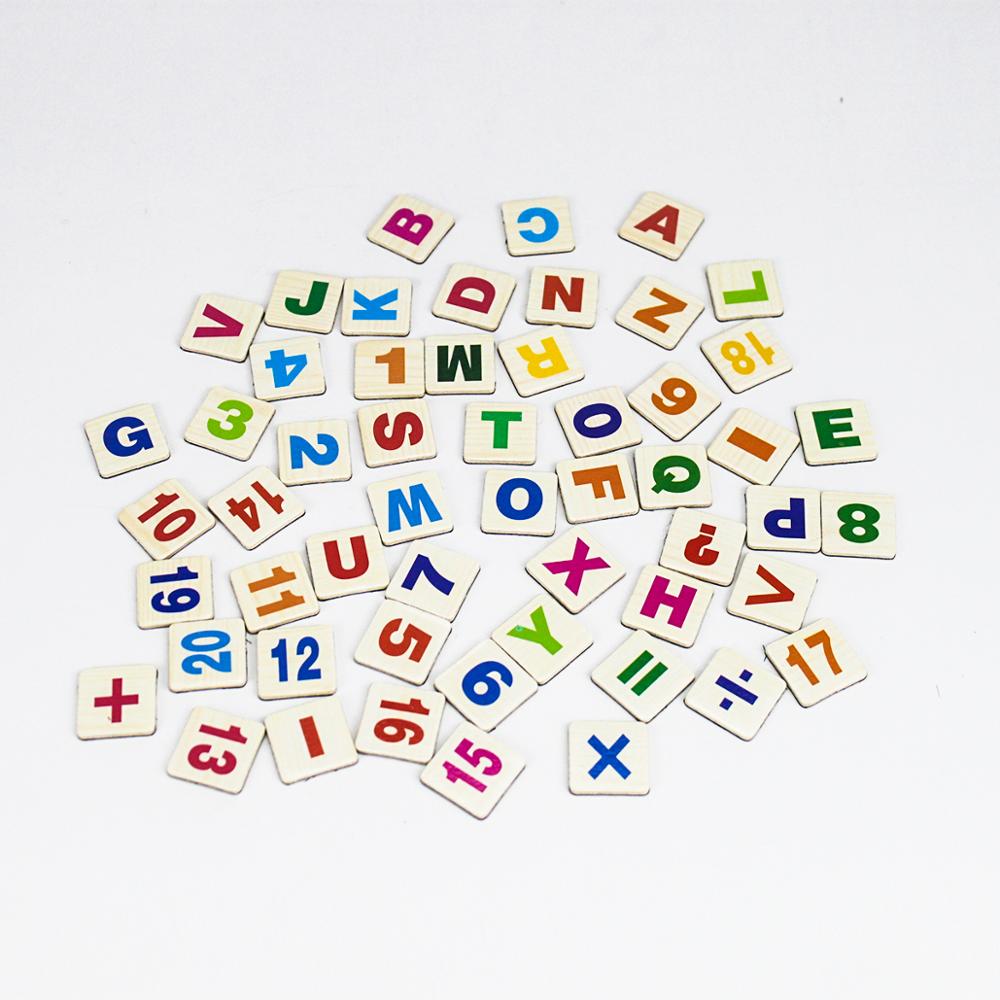 3D Houten Magnetische Leren Engels ABC Alfabet Puzzel Boord Speelgoed Kinderen Puzzel Speelgoed Spel Educatief Baby Speelgoed Houten