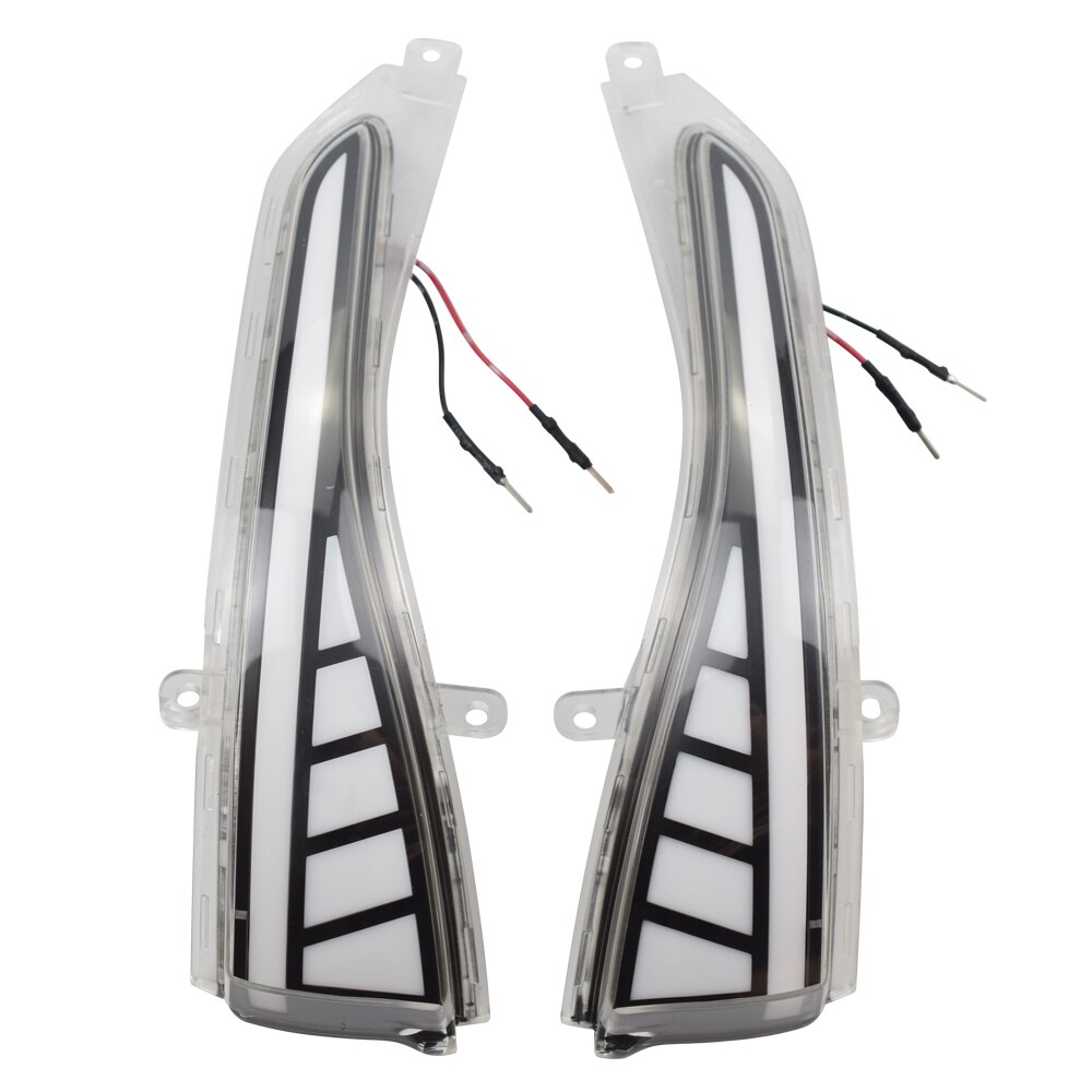 Luz indicadora intermitente centellante Retrovisor lateral para Infiniti Q30 Q50 Q50L Q60 Q70 QX30 QX50 QX60 LED intermitente dinámico: Black