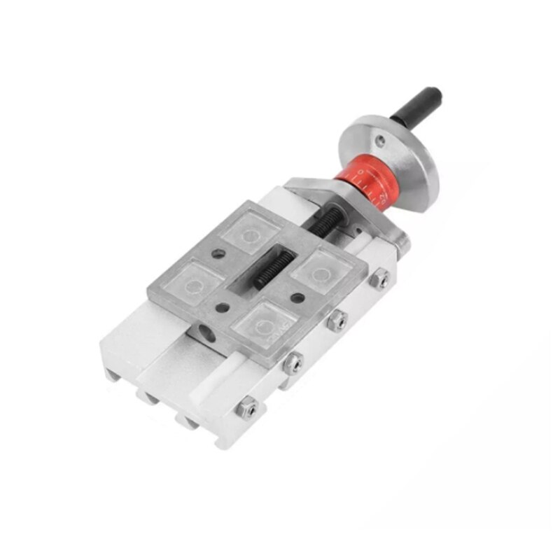 32mm Metal Cross Slide Longitudinal Slide Block Z008M for Mini Lathe Feeding Relieving Axis Y/Z Metal Slide