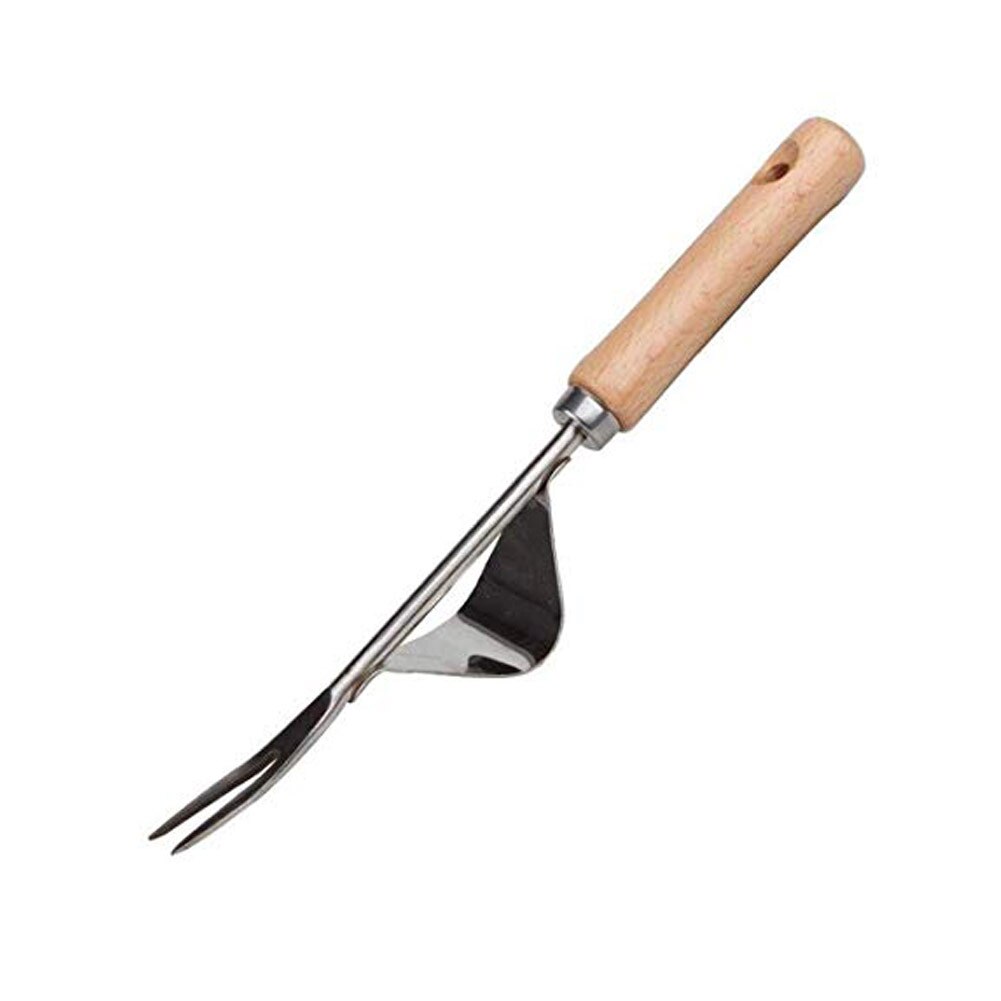 Mango de madera Manual multifunción de , escardador de jardín de acero inoxidable, cortador de eliminación de deshierbe a mano, herramientas extractoras de diente de león