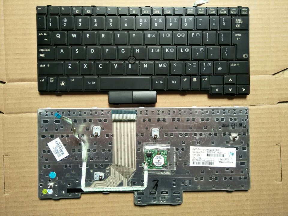 Laptop tablet keyboard for HP Elitebook 2540P 2540