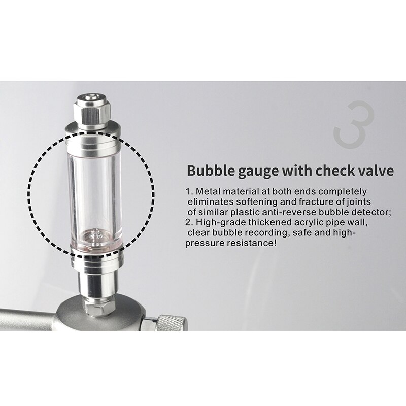 Acquario kit sistema generatore di CO2 fai-da-te con elettrovalvola contatore di bolle per piante acquario SNO88