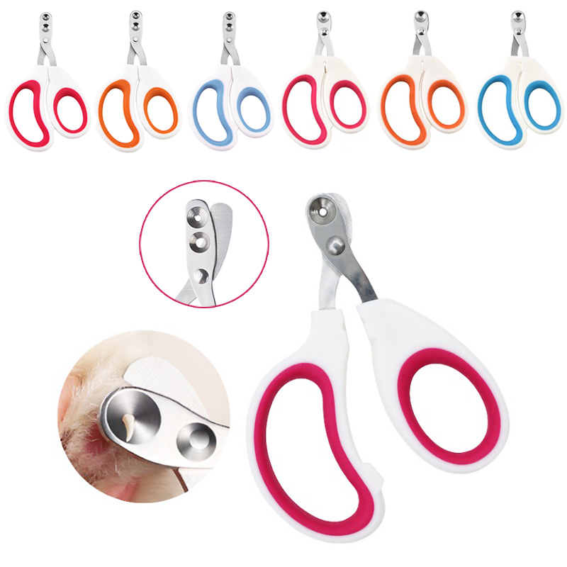 Cortauñas para mascotas, cortador de garras para cachorros de acero inoxidable para perros y gatos pequeños, tijeras para uñas para gatos, cortaúñas para el cuidado
