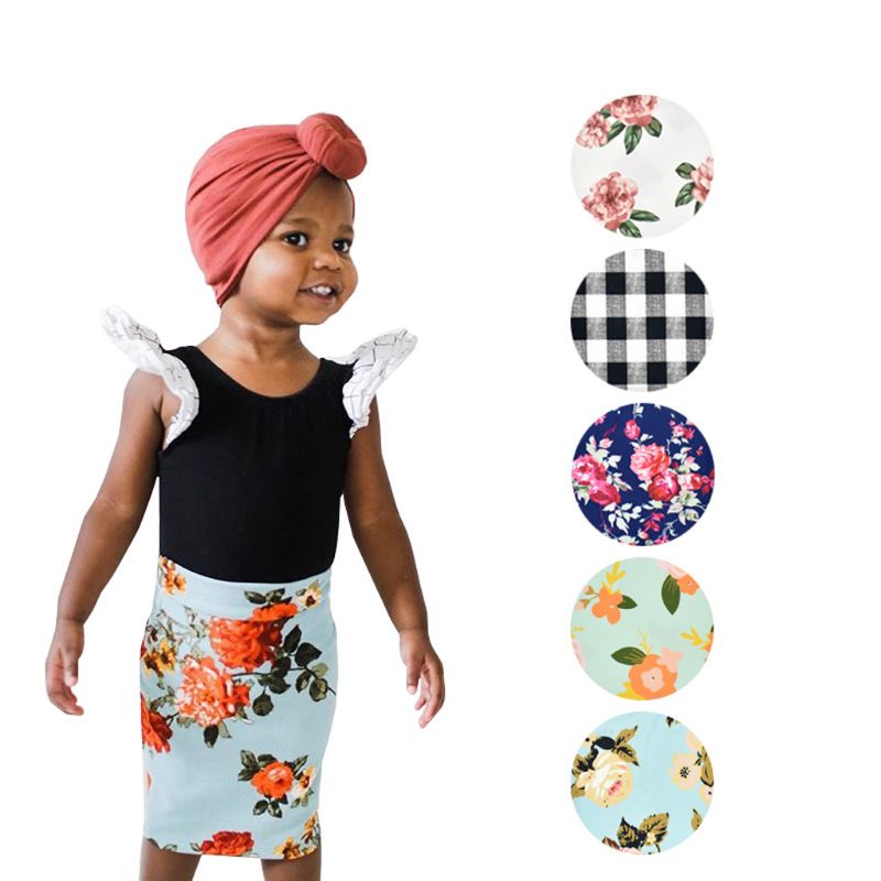 Skirts Toddler Baby Clothes Kids Girl Printing Pencil Skirts Summer Skirt Child Baby Girls Clothing 0-3Y