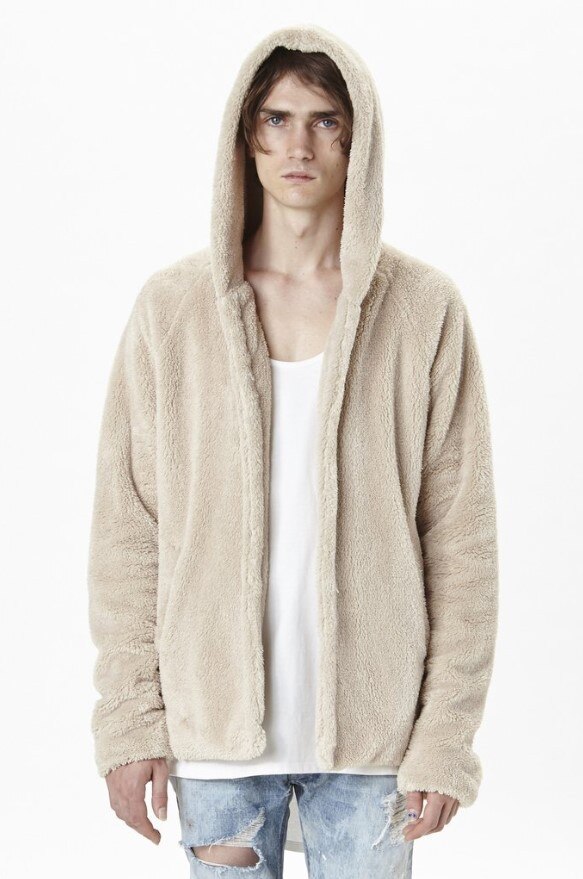 Sudaderas con capucha de piel de Cachemira para hombre, chaquetas gruesas de otoño e invierno, informales, sudadera gruesa,