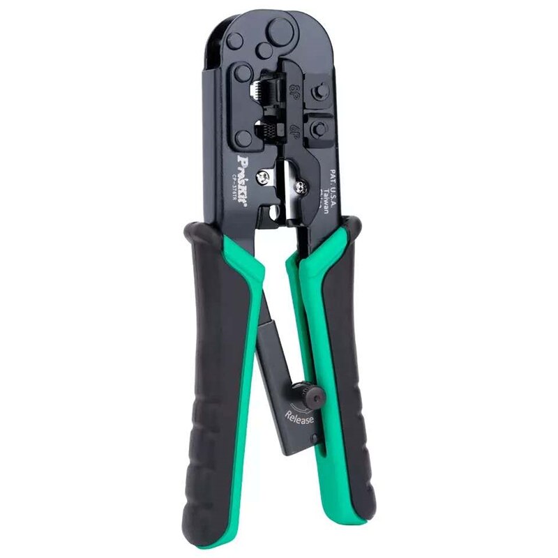 Proskit CP-376TR 4P/6P/8P Fiber Optical Modular Crimper Crimping Pliers Pro&#39;skit crimping Tool UCP-376TX ELINK