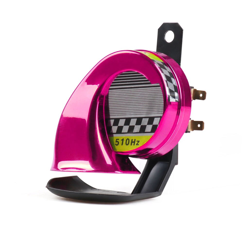 Universal 12V DC 130dB Snail Air Motorcycle Horn Siren Loud 510Hz for Car Truck Motorbike Waterproof