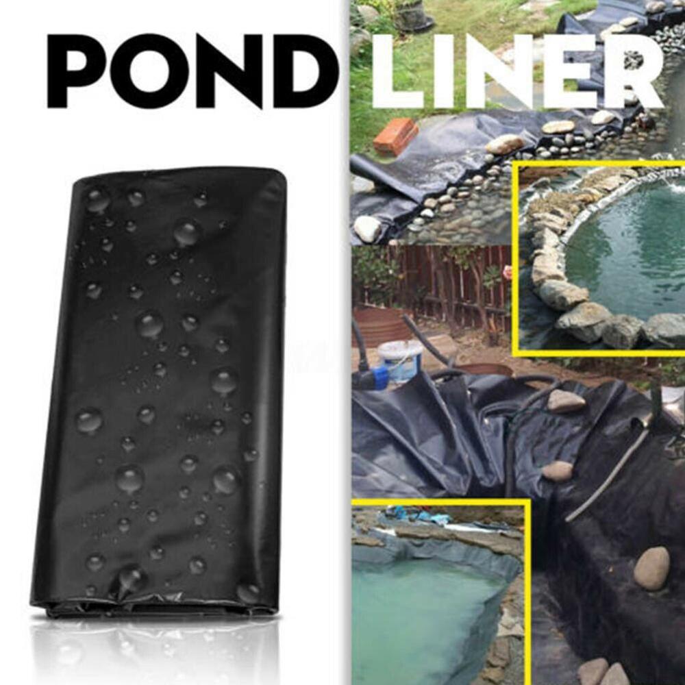 5 x 10 fod hdpe fiskedam liner havedam landskabspool forstærket tyk kraftig vandtæt membran liner klud