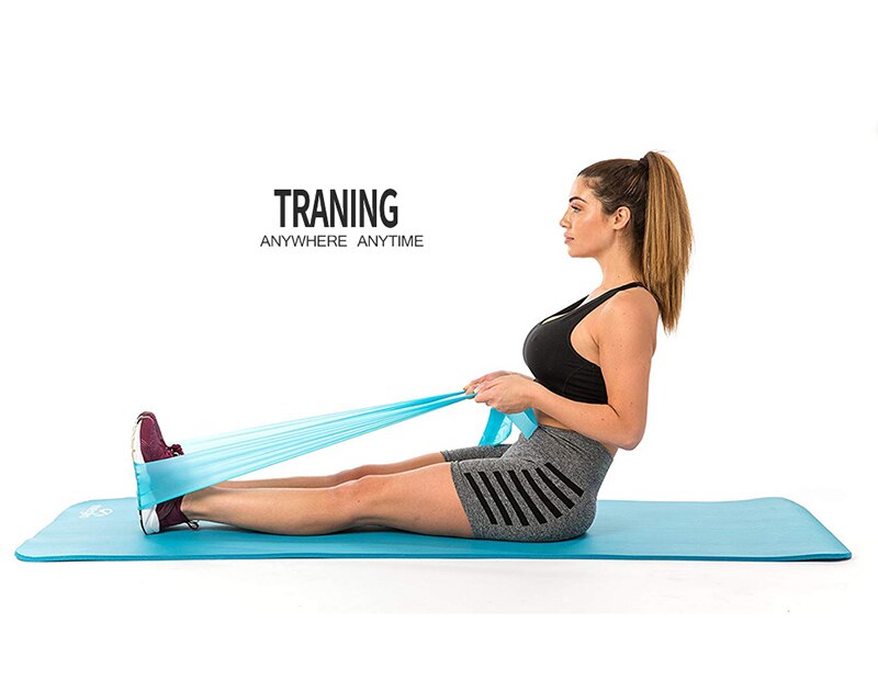 1.5m élastique Yoga étirement résistance exercice Fitness bande Theraband sangle ceinture