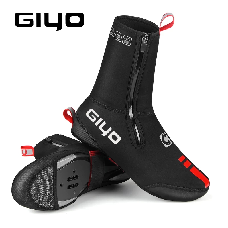 Cubrezapatos de ciclismo Cubrezapatos de protección de invierno gruesos y cálidos de silicona impermeables copriscarpe ciclismo