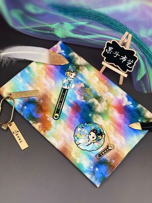 110cm brede regnbue frugter dyrefjer trykt stof 100%  bomuldsstoffer til syning af tøj patchwork diy håndlavet materiale