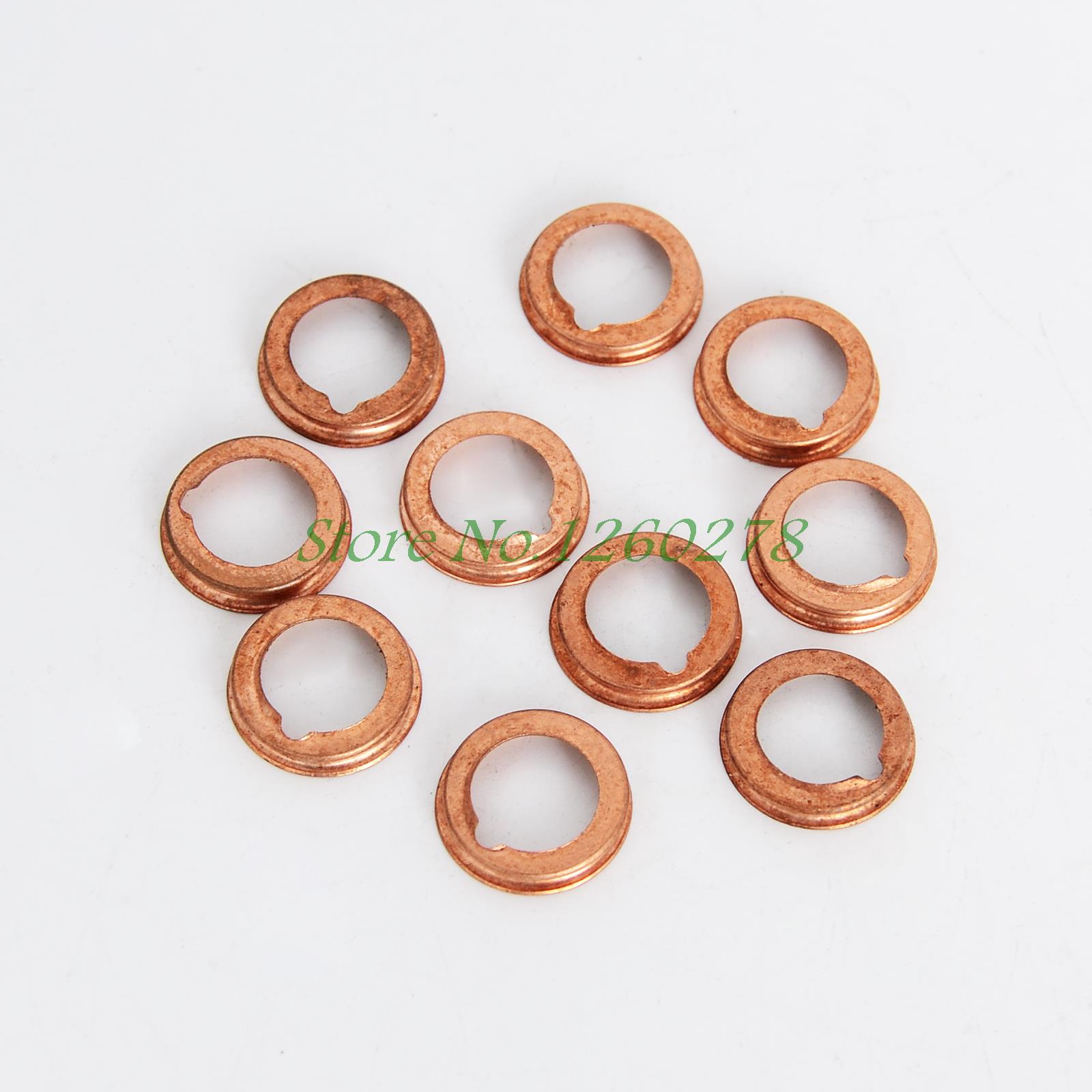 10PC Oil Drain Plug Crush Washer Gaskets 11026-01M02 For NISSAN