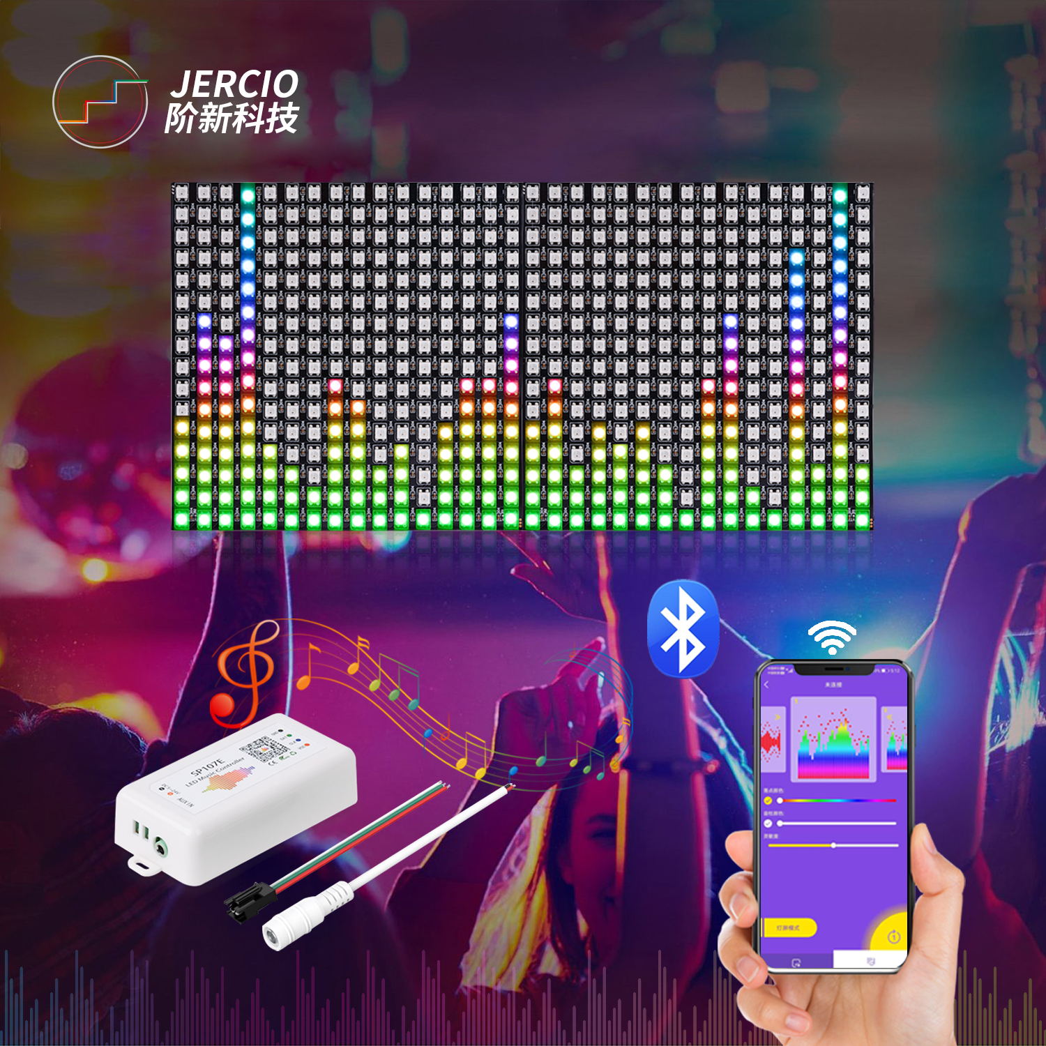 WS2812b Rgb 5050 Smd Flexível 8X8 16X16 8X32 Pixel Painel Matriz Tela Ws2812 Ic led Módulo Individualmente Endereçável DC5V