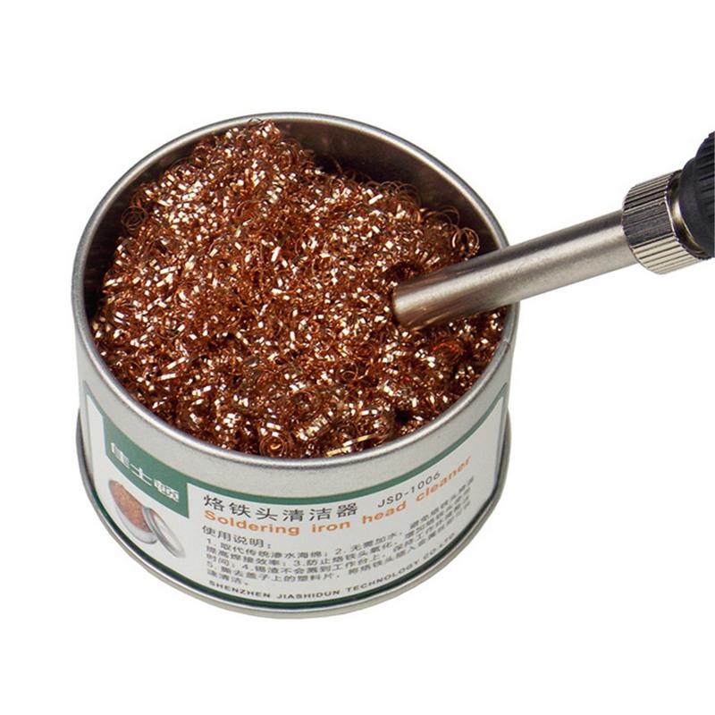 Elektrisk loddebitsrenser avlodding tinnnettingsfilter til maskindeler tidligere sveisejernspisser ståltrådkule