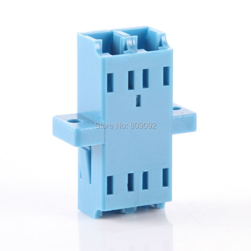 10pcs LC-LC Duplex Fiber Optic Adapter Optical Duplexer Connector Coupler