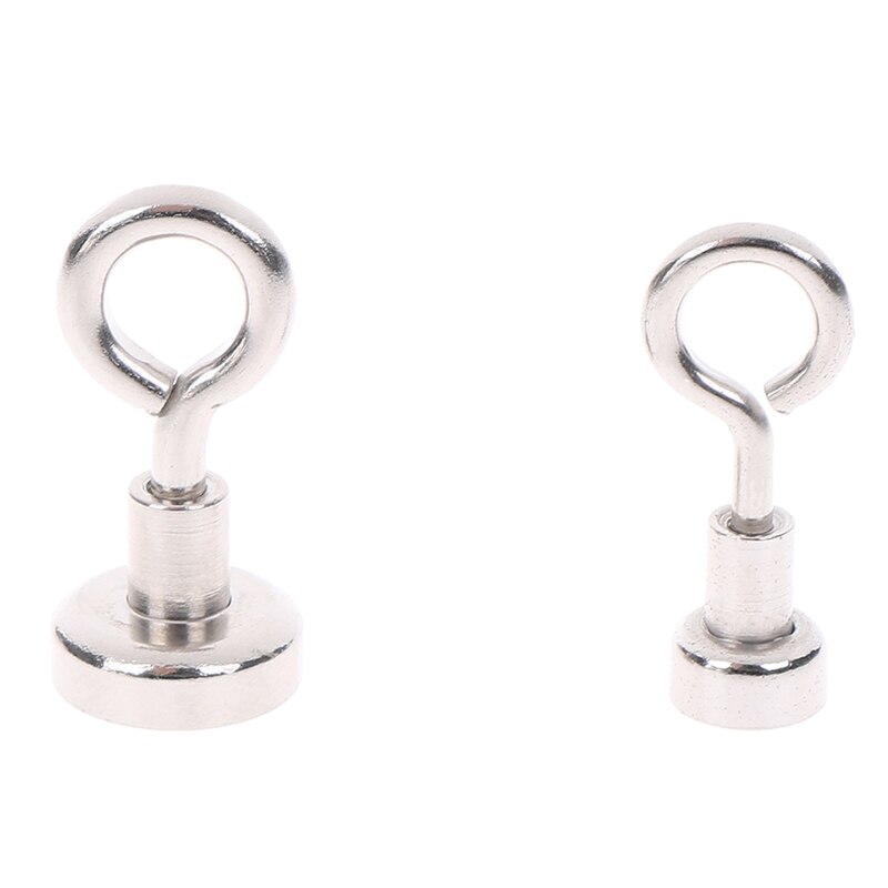 1 Pc Strong Neodymium Magnet Round Pulling Force River Fishing Magnetic Hooks