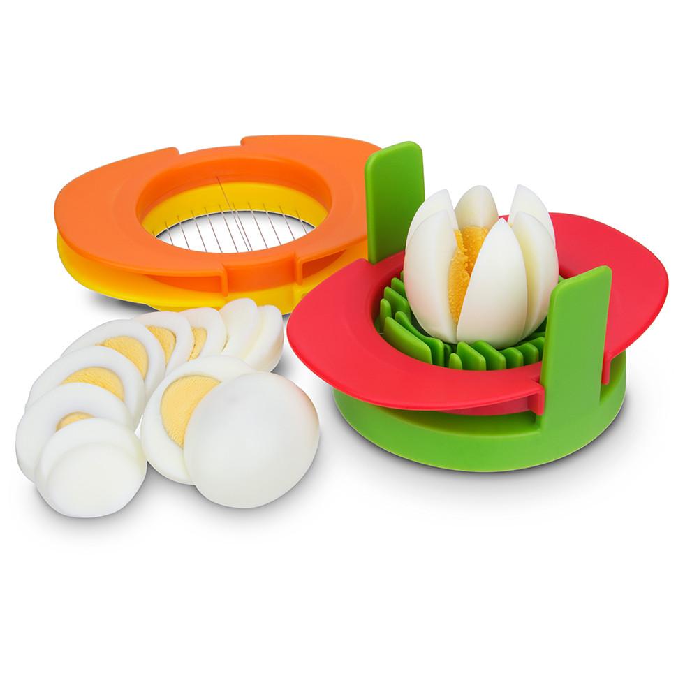 Handige Multifunctionele Tarwe Stro Ei Cutter Split Apparaat Voedsel Divider Slicer Eiersnijder Feestelijke Decoratie
