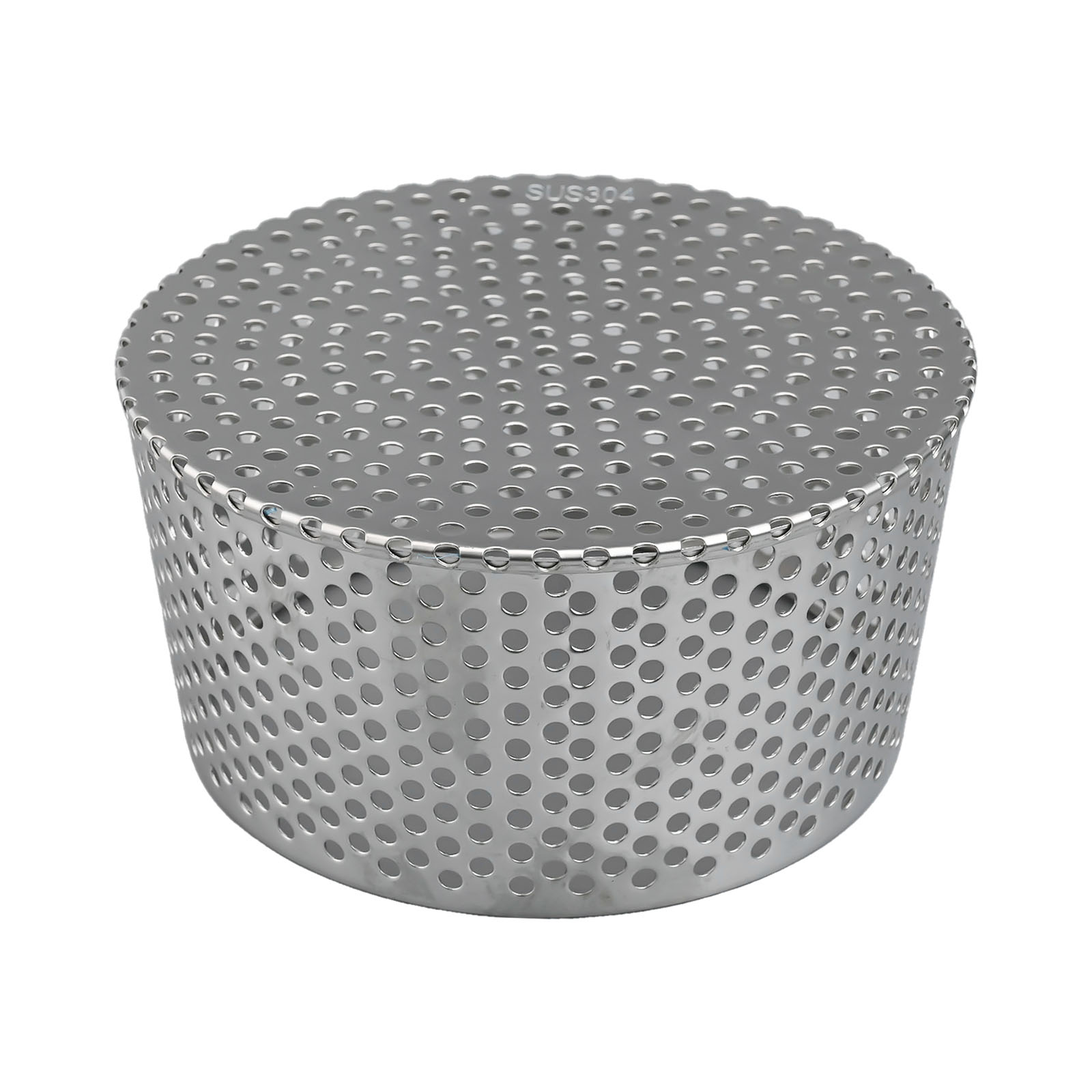 Rooftop Drain Cover with Smooth Finish Crafted from 304 Stainless Steel Prevents Clogging in Various Conditions: black