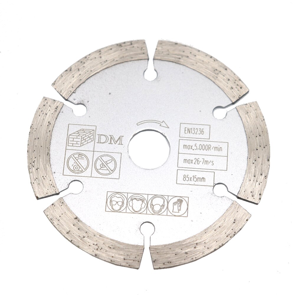 1pcs 85 Mm 10mm/15mm Mini Circular Saw Blade Wood Cutting Blade For Concrete Slotting Dry Cut Marble