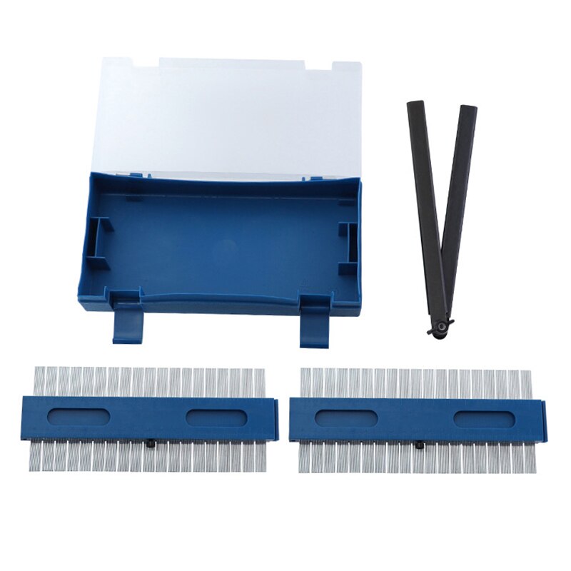 2 Pieces Metal Contour Gauge with Angle Connector Profile Gauge Shape Duplicator Precisely Fast Copy Irregular Shapes for Perfec